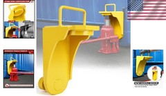 Professional Grade Hydraulic Jack Lug for Storage Container Stability – Yellow
