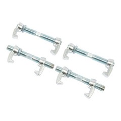 4 Pack Shipping Container Bridge Fitting Clamp, 28cm/11.02 in Steel Screw Clamp