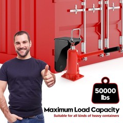 3rd Gen Heavy Duty Shipping Container Jack Lug, 50K Lbs Capacity, Stable & Po…