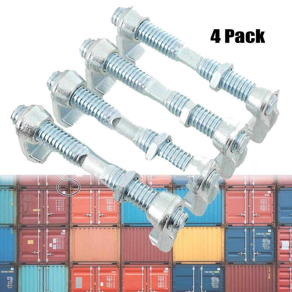 4 Pack Shipping Container Bridge Fitting Clamp 11 inch/380 mm Steel Screw Clamp