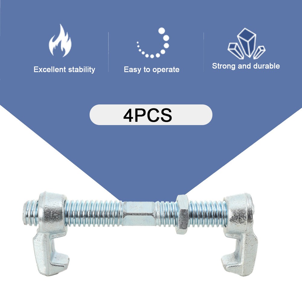 4 Pack Shipping Container Bridge Fitting Clamp 11 inch/280 mm Steel Screw Clamp