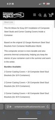 Steel Stud Framing Kit For Shipping Container