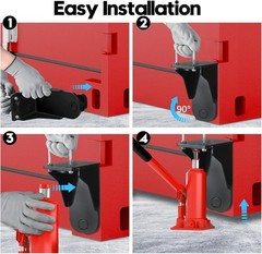 3rd Gen Heavy Duty Shipping Container Jack Lug, 50K Lbs Capacity, Stable & Po…