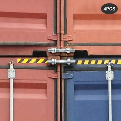 4 Clamps Shipping Container Screw Clamp Bridge Fittings 45# Steel