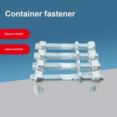 4PCS Shipping Container Bridge Fitting Clamp 280 mm/11’’ Screw Clamp 45 Steel