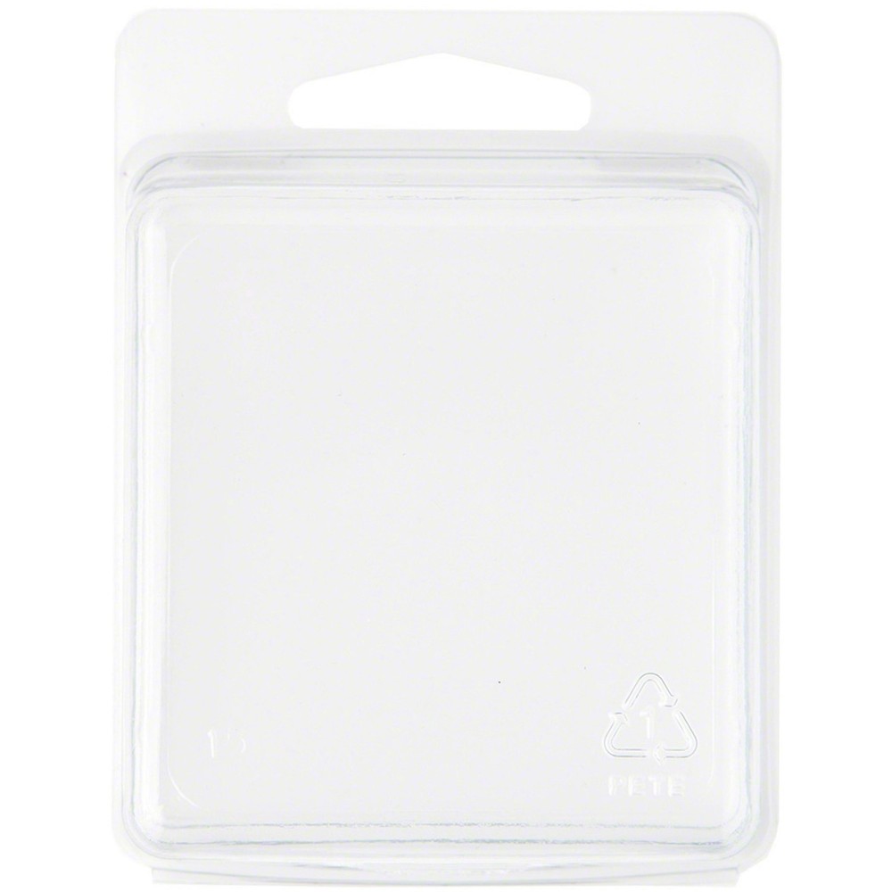 Collecting Warehouse Clear Plastic Clamshell Container, 2.56″H x 2.44″W x 1.25″D
