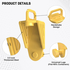 2026 Upgraded Shipping Container Jack Lug, Shipping Container Booster Lifter wit