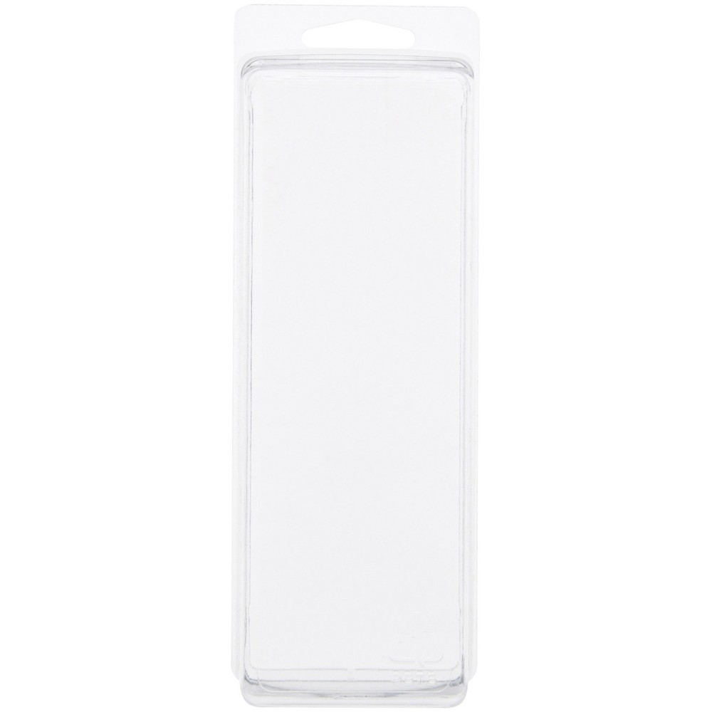 Collecting Warehouse Clear Plastic Clamshell Container, 6.375″H x 2.25″W x 2″D