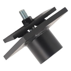 Heavy Duty Shipping Container Mount Bracket Camera Light Flag Pole 1-1/2″ NPT