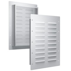 2 Pack Heavy Duty Shipping Container Vents, 14×11.26″ Air Vent with Metal Mesh f