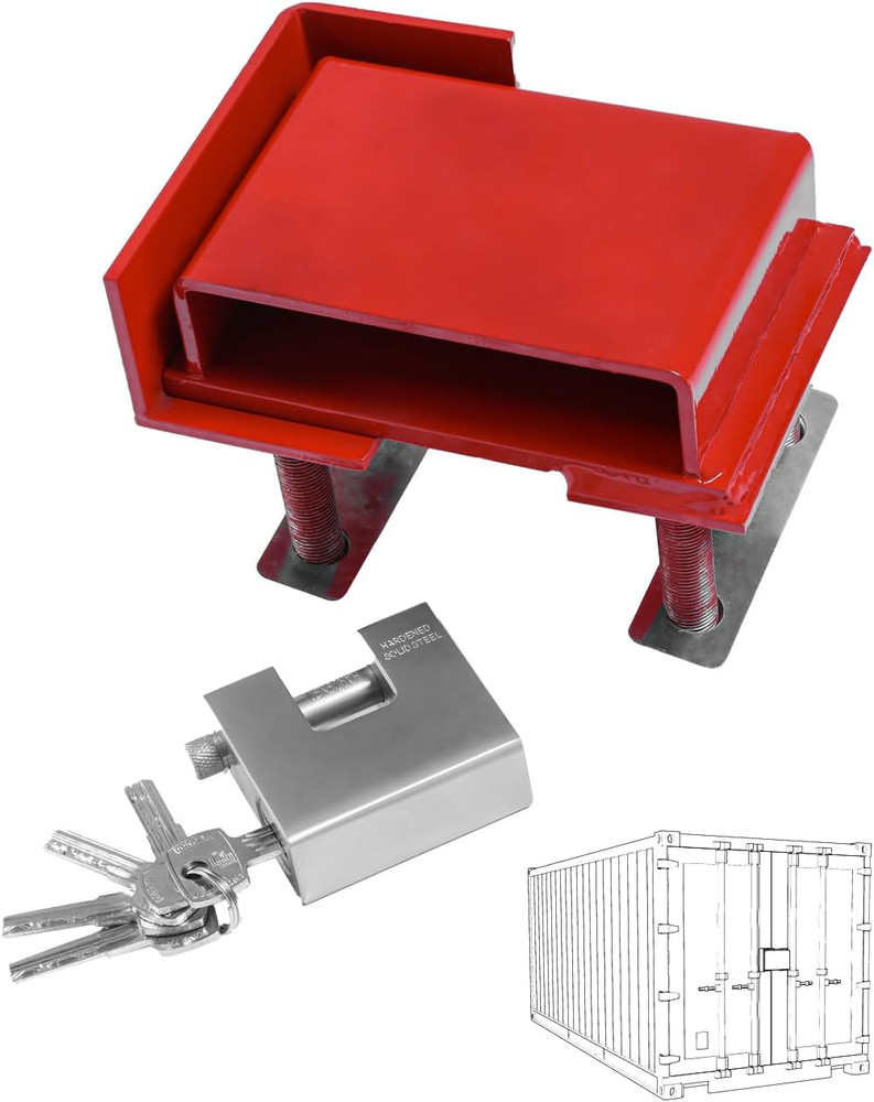 Shipping Container Lock Box Bolt on Heavy Duty Shipping Container Accessories wi