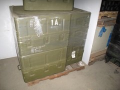 32x20x22 Aluminum Military Medical Chest Watertight Survival Bug Out Storage Box