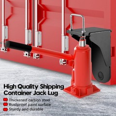 3rd Gen Heavy Duty Shipping Container Jack Lug, 50K Lbs Capacity, Stable & Po…