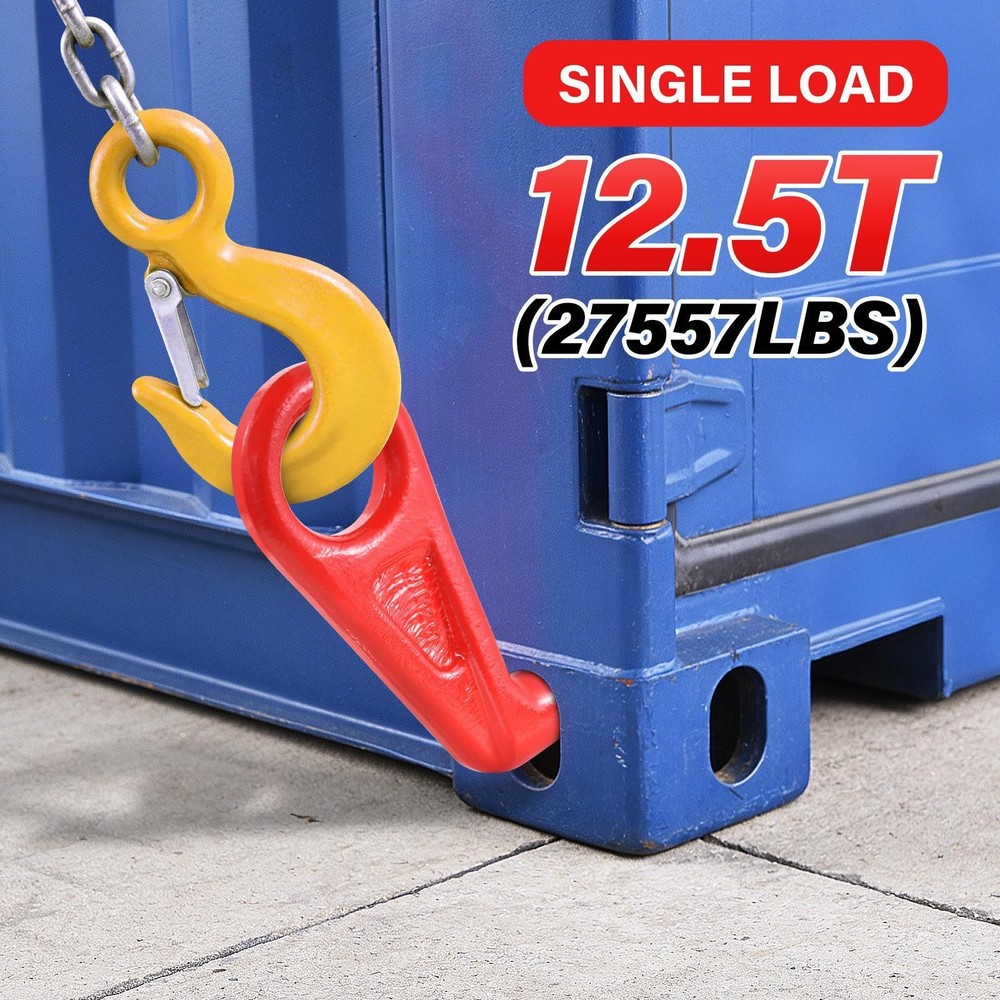 Sea Container Lifting Hook – (1) 45 Deg. Left and (1) Right Turn