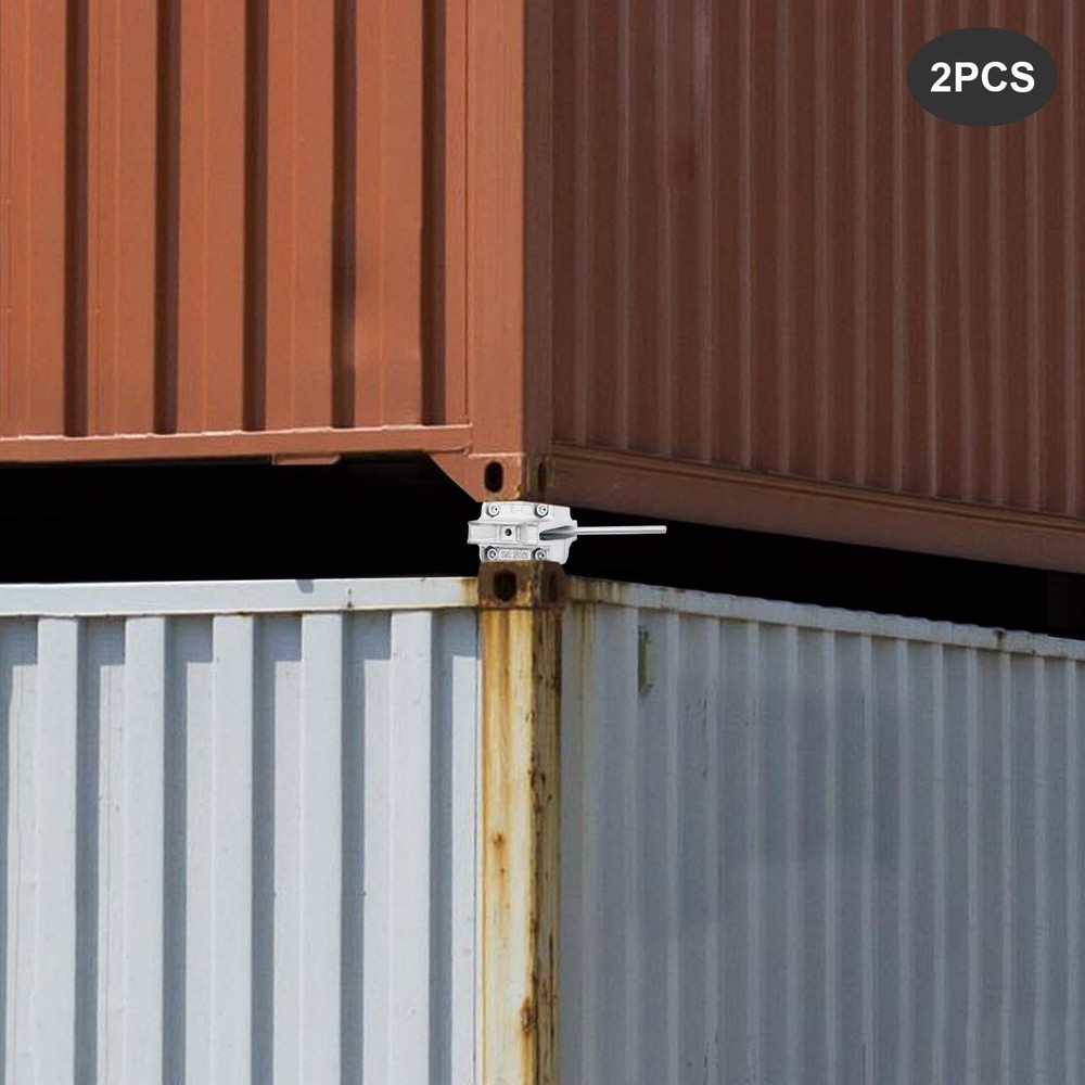 TL-1 Silver Rail Shipping Container Manual Twist Lock, Galvanized Steel Fastener