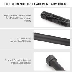 2 PCS Alloy Steel Arm Bolts Hexagon Spanner Fits Herman Miller Aeron Chair