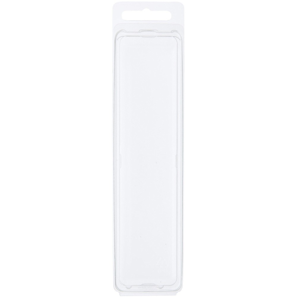 Collecting Warehouse Clear Plastic Clamshell Container 6.1875″ x 1.3125″ x 1.25″