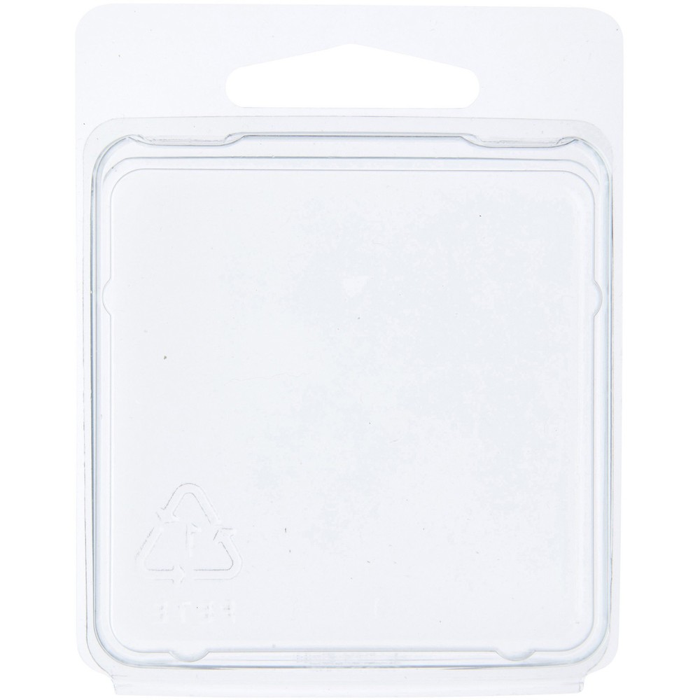 Collecting Warehouse Clear Plastic Clamshell Container, 2.375″ x 2.375″ x 0.625″