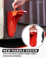 Red Shipping Container Jack Lug – Heavy-Duty U-Handle