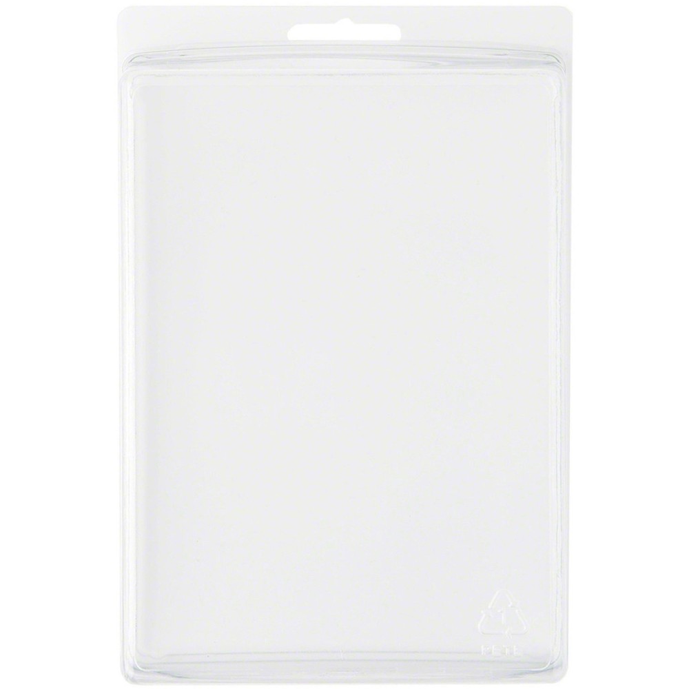Collecting Warehouse Clear Plastic Clamshell Container, 6.63″H x 4.75″W x 1.75″D