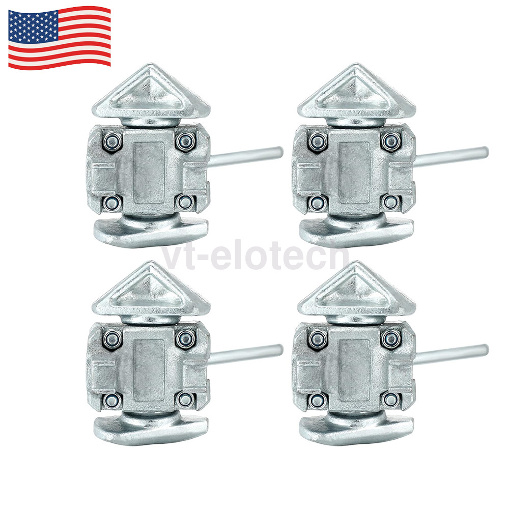 4 PK 20′ 40 Sea Rail Shipping Container Manual Twist Lock Handlocking Casting