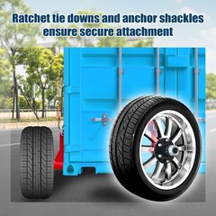 Shipping Container Wheel 6-Lug Kit 6×5.5 Lug Heavy Duty Shipping Container Axle