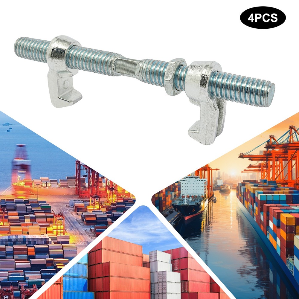 4 Pcs Fixed Clamps,Heavy Duty Shipping Container Bridge Fitting Clamps (45#Steel
