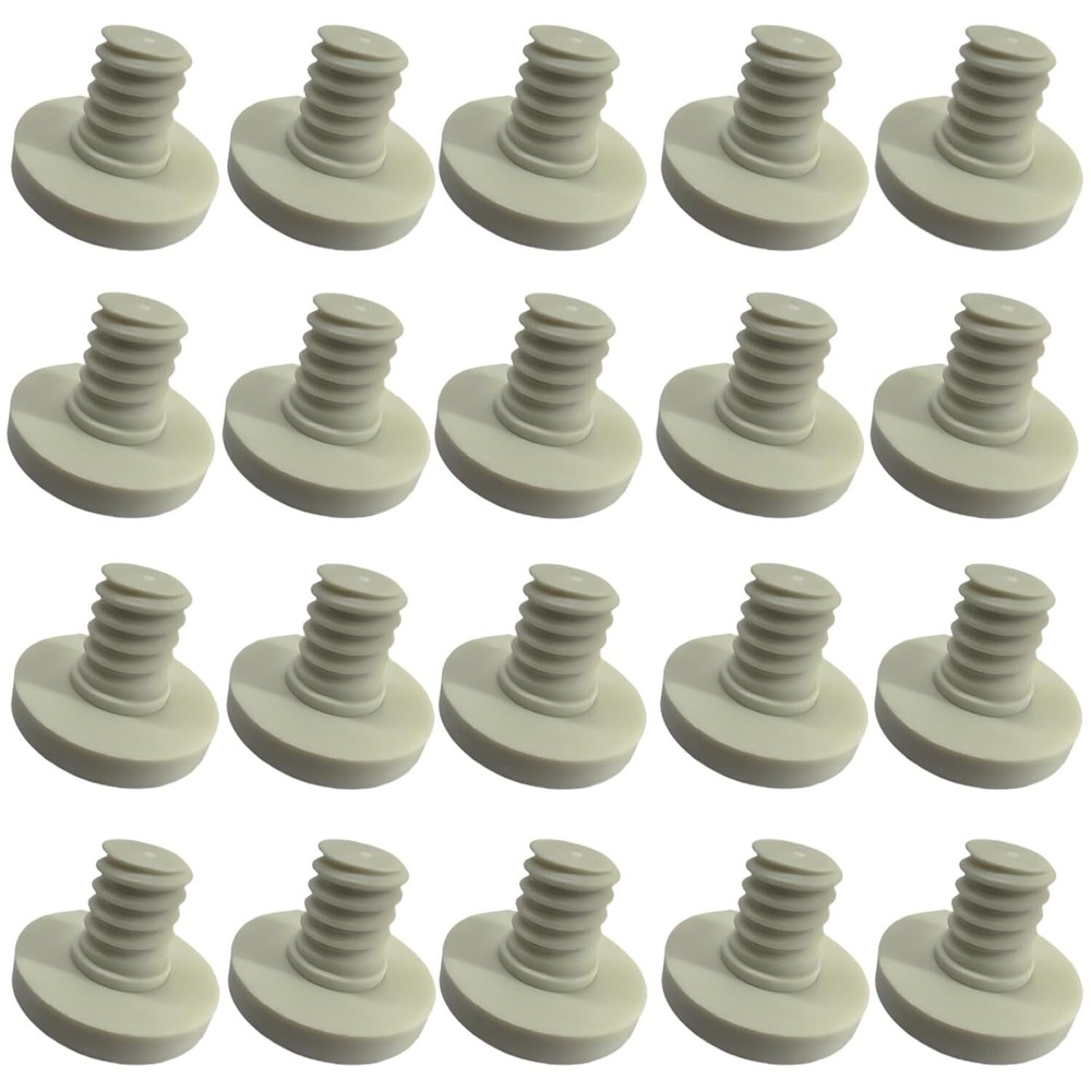 20 PCS Replacement Bolts Compatible with Suncast Storage Sheds for 3/8, White