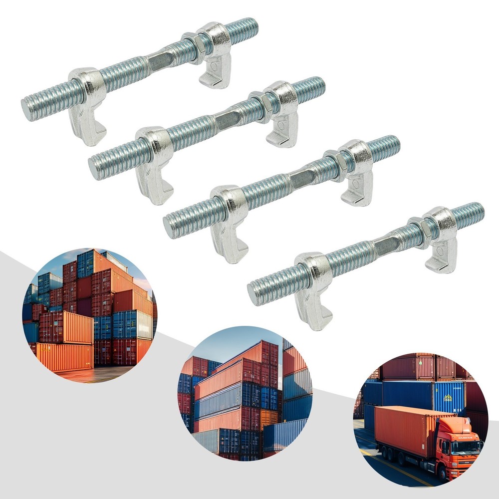 4 Pcs Fixed Clamps,Heavy Duty Shipping Container Bridge Fitting Clamps (45#Steel