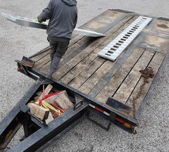 72″x14″x2.5″ Heavy Duty Aluminum Trailer Loading Ramps 5000 lbs Capacity (Pair)
