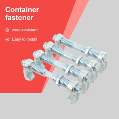 4pcs Shipping Container Bridge Fitting Clamp 280 mm Length Steel Clamp Kit