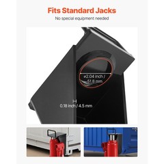 Uimoso 2-Pack Shipping Container Jack Lug with Handle for Leveling and Storage
