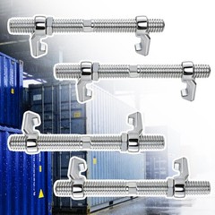 4 Pack Shipping Container Bridge Fitting Clamp 280mm Screw Clamp Cast Iron