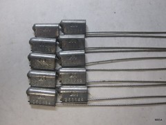 Lot of 130 CARGO SEALS (TANKER) 12-INCH CABLE LOCK SECURITY SEALS – ALL METAL