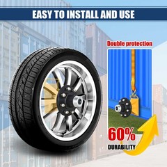 2Pack Shipping Container Wheels 8-Lug Wheels Kit,Shipping Container Accessories