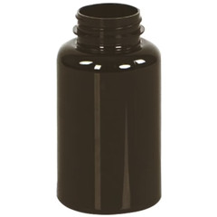175cc DARK AMBER PET Packer bottles 38-400 neck, 380pcs/box, ONLY $0.25/piece