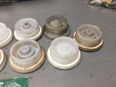 Poly Bung Caps Fine Threads With Sealing Ring Set Of Seven One Miss Ring 55 Gal