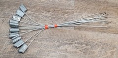 10 Qty – CARGO SEALS (TANKER) 12-INCH CABLE LOCK SECURITY SEALS – ALL METAL BRAM
