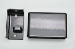 AOF Bolt On Cargo Container High Security Lock Box with hardware Shiny black