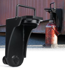 Portable Heavy-Duty Shipping Container Leveler with Safety Ring Design – Black