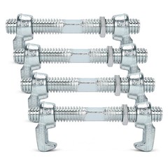 4 Pack Shipping Container Bridge Fitting Clamp 11 inch/380 mm Steel Screw Clamp