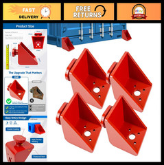 Heavy Duty Alloy Steel Shipping Container Anchors – 4 PCS Twist Locks for 20ft &