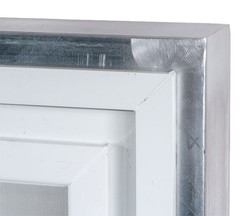 2Pk 26-1/2″ x 26-1/2″ x 3-1/4″ Shipping Container Window w/ Steel Tube Frame