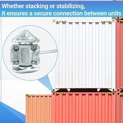 20′ 40 Sea Rail Shipping Container Manual Twist Lock Casting Left Handlocking
