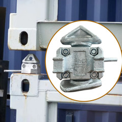 20′ 40 Sea Rail Shipping Container Manual Twist Lock Casting Left Handlocking