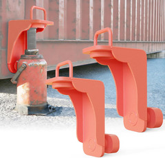 2 Pack Shipping Container Jack Lug,Heavy Duty Container Leveling Lifter with U-S