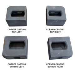 ISO Shipping Container Corner Casting Set of 4 (1) BL, (1) BR, (1) TR (1) TL
