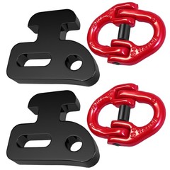 2Pack Container Chain Hook with Shackle – Heavy Duty Replacement Hook