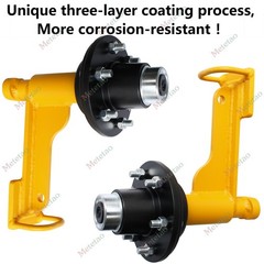 Superior Shipping Container Wheels 6×5.5 Lug Container spindle mobile kit