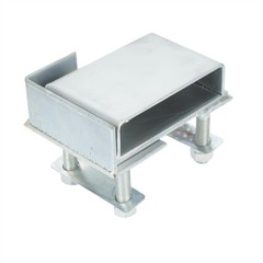 Bolt-On Shipping Container Lock Box Heavy Duty and Padlock Includes 5 Keys